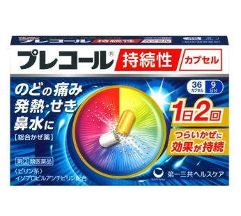 TRANSINO Procon Continuous Cold Medicine Capsules, 36 capsules